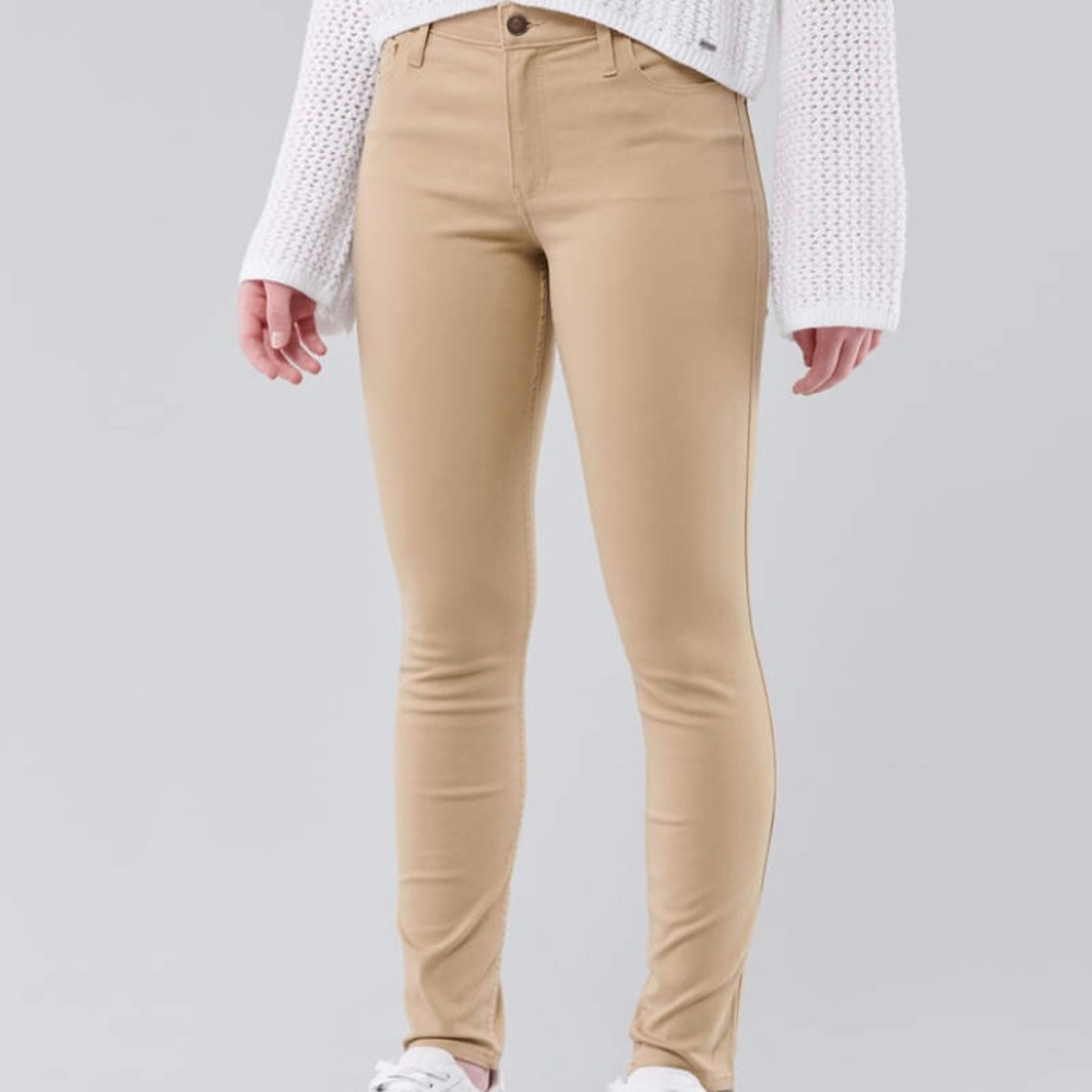 Hollister Khaki skinny pants